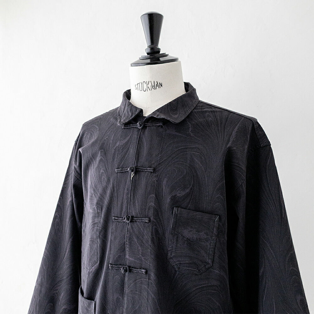 ポストオーバーオールズ  POST Chinois  (swirly mono  S)  (3107B-SM) <br>Post O’Alls(メンズ) <br>
