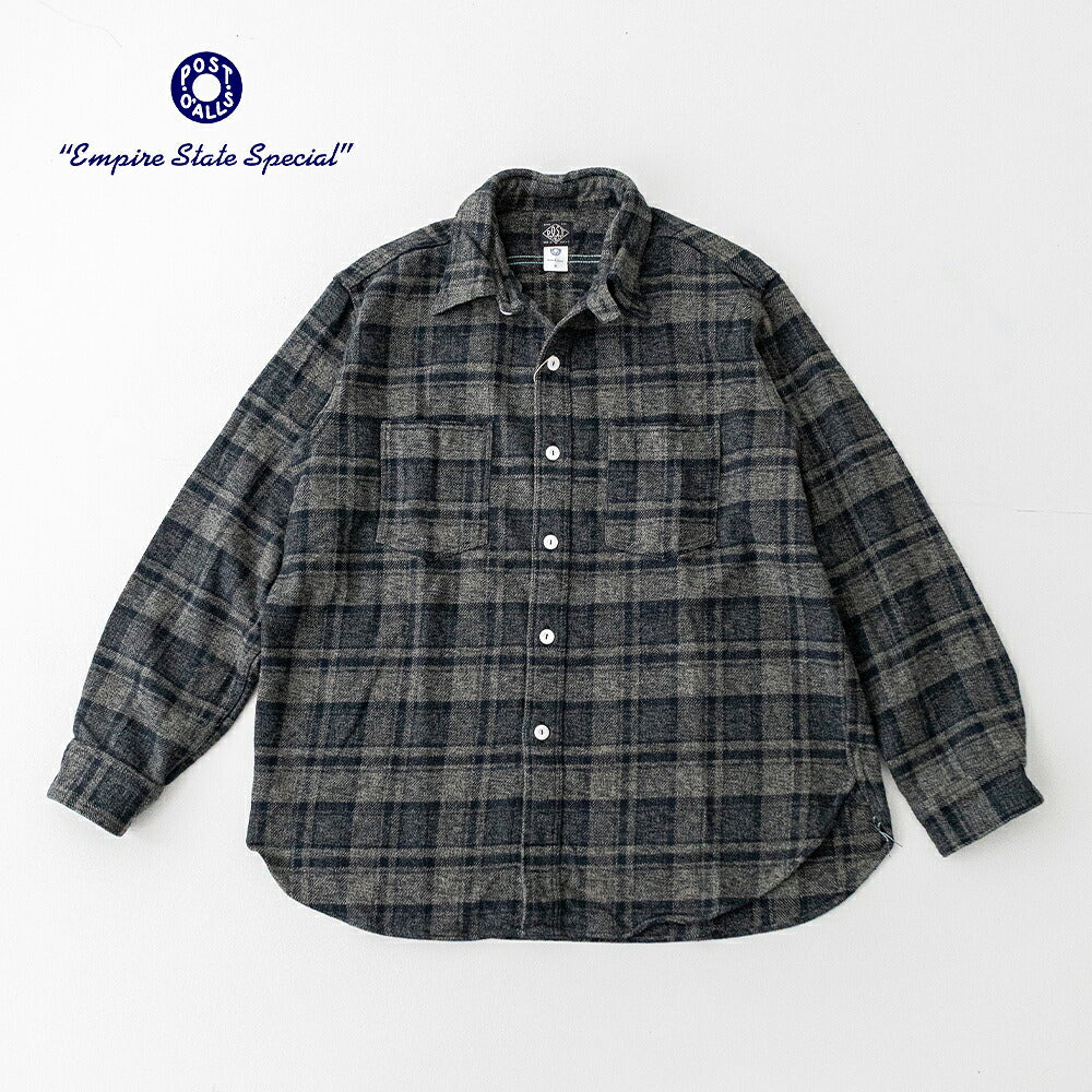 ポストオーバーオールズ  St. Louis 2 (heavy flannel mono)  (3217S-HFM) <br>Post O’Alls(メンズ) <br>