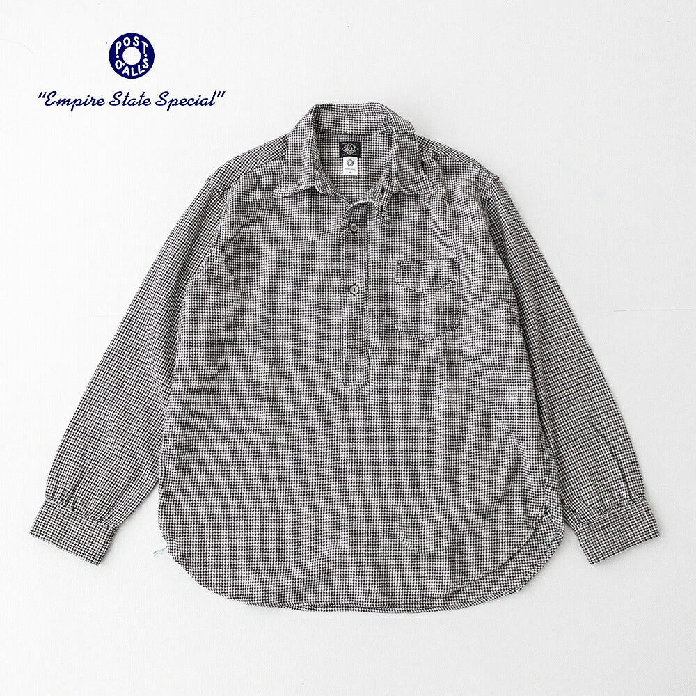 ポストオーバーオールズ  Frontier  cotton (flannel blk x wht)  (3235-CF1)  <br>Post O’Alls(メンズ) <br>