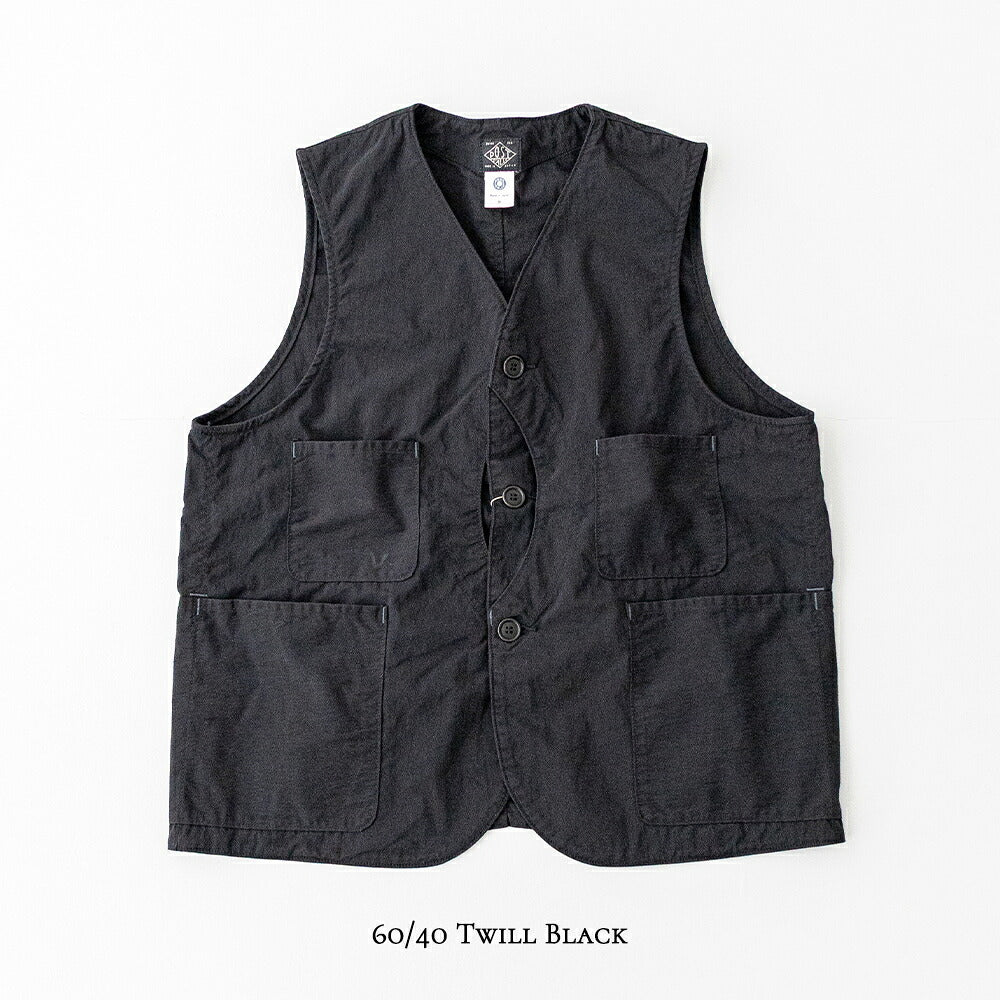 ポストオーバーオールズ  Royal Moody  (60/40 twill black )  (3504-ETB)<br>Post O’Alls(メンズ) <br>