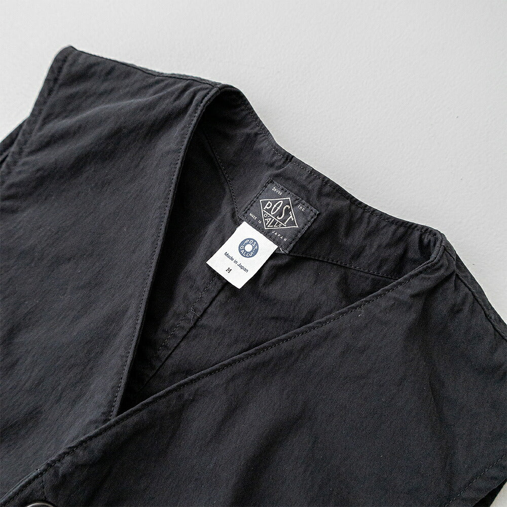 ポストオーバーオールズ  Royal Moody  (60/40 twill black )  (3504-ETB)<br>Post O’Alls(メンズ) <br>