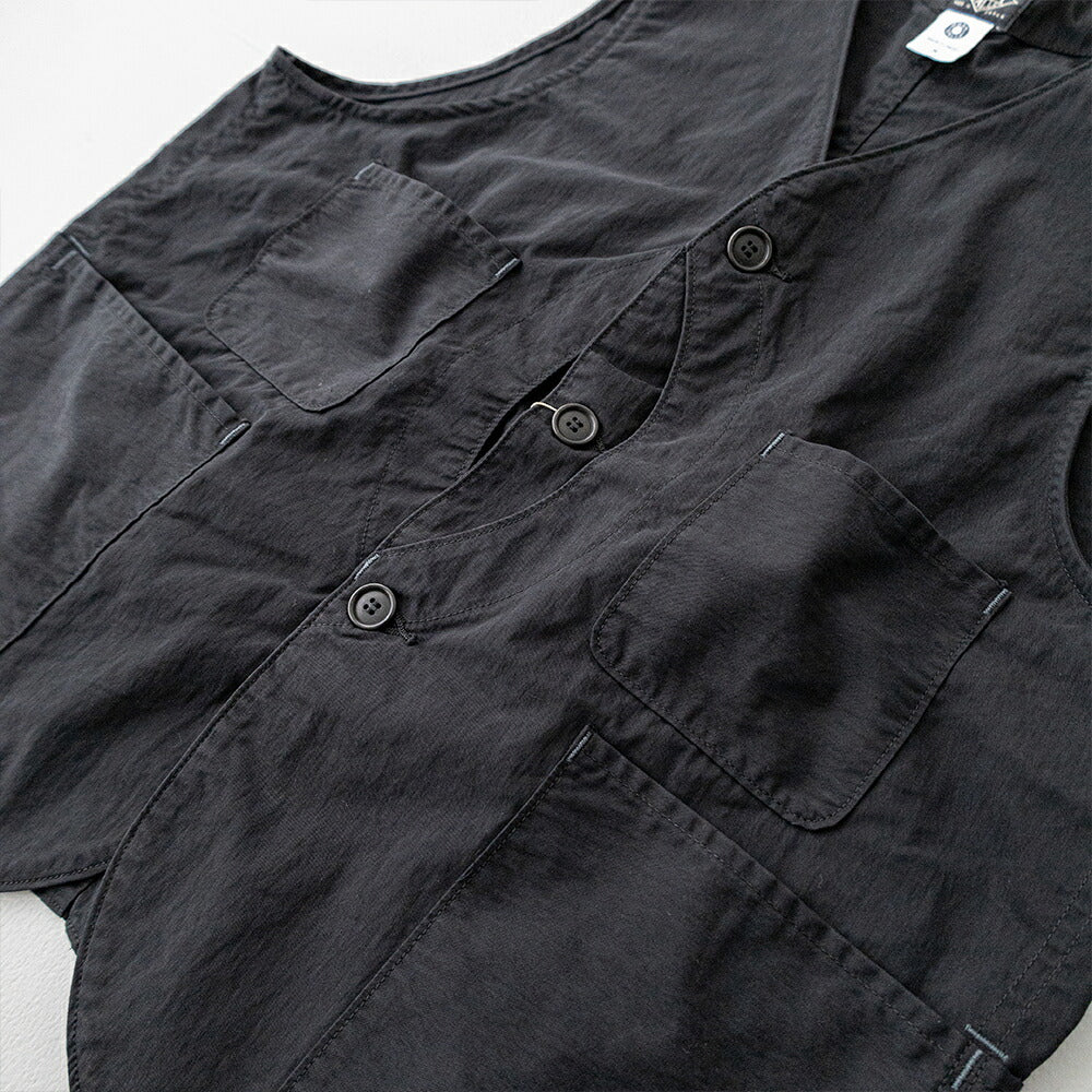 ポストオーバーオールズ  Royal Moody  (60/40 twill black )  (3504-ETB)<br>Post O’Alls(メンズ) <br>
