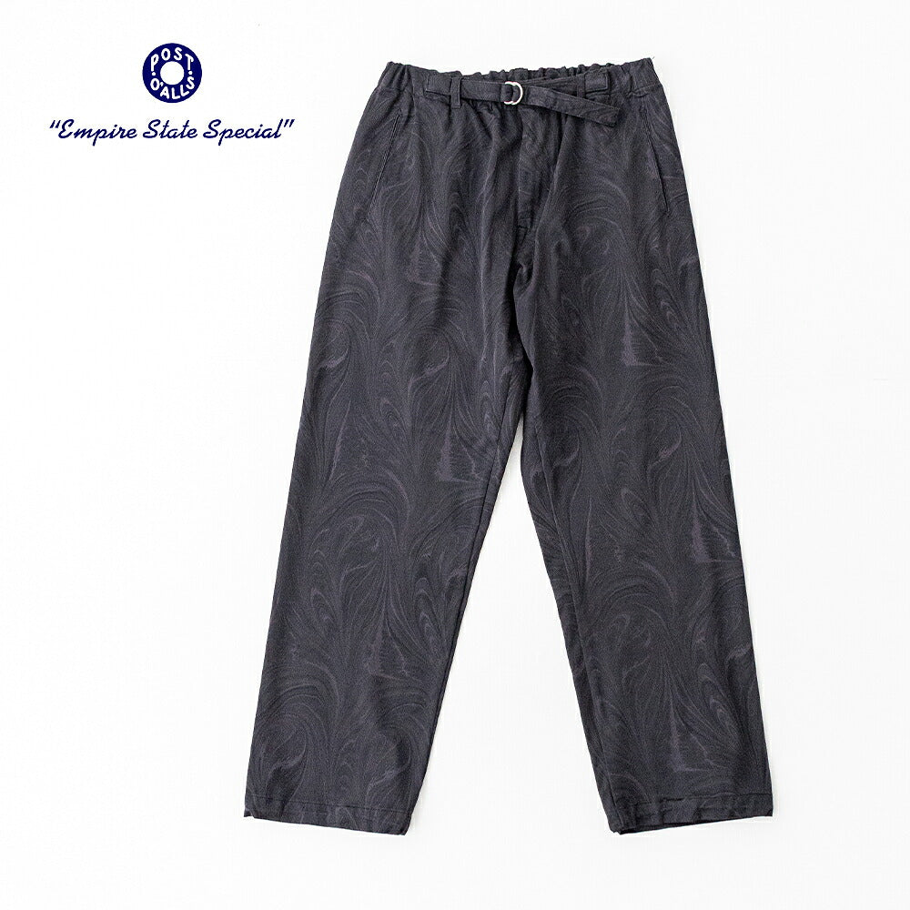 ポストオーバーオールズ  POST Coach Pants (swirly mono )  (3307CP-SM) <br>Post O’Alls(メンズ) <br>