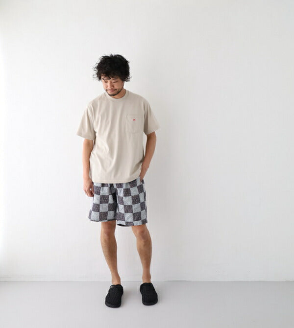 ポストオーバーオールズcalicopatchworkE-ZLax4Shorts(3315S)calicopatchworkE-ZLax4ShortsPOSTOVERALLS(メンズ)【2023春夏】*送料無料*【後払い決済不可】*