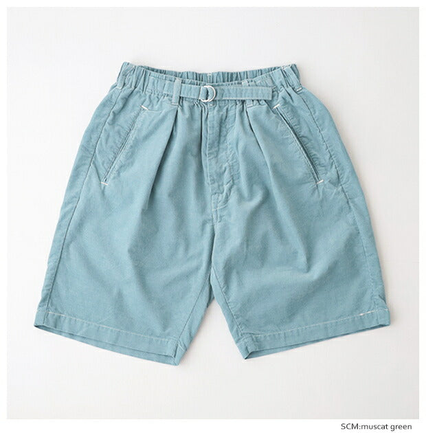 ポストオーバーオールズサマーコーズイージーラックス４ショーツ(3315SSCM)summercordsE-ZLax4ShortsPOSTOVERALLS(メンズ)【2024春夏】*送料無料*【後払い決済不可】*