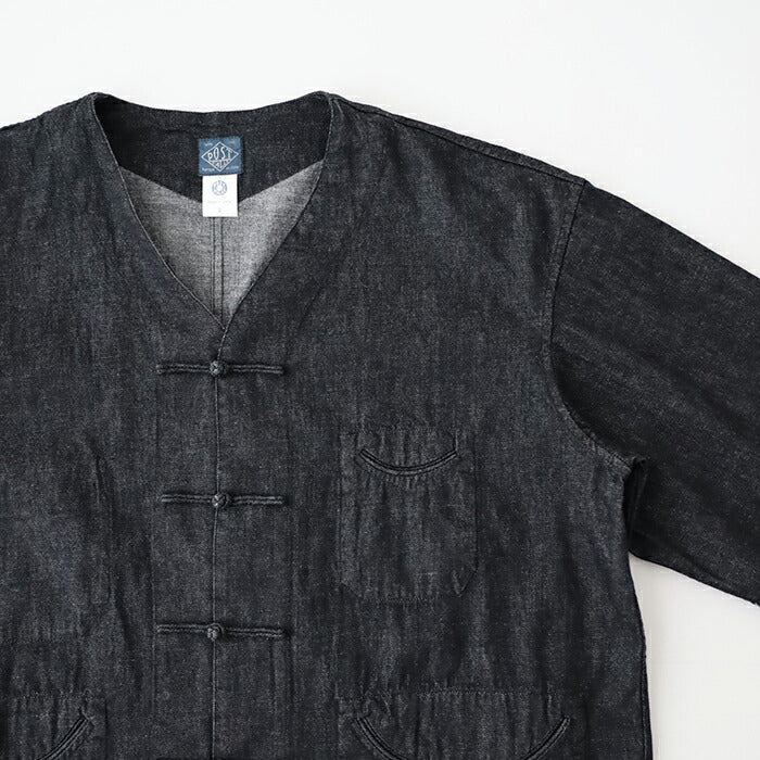 ポストオーバーオールズポスト・シノワ2DV(3126DV8DB)POSTChinois2DV(8oz.Denimcolor)POSTOVERALLS(メンズ)【2024秋冬】*送料無料*【後払い決済不可】*