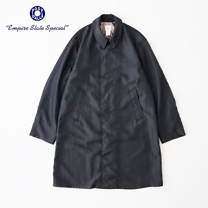 ポストオーバーオールズUSNユーティリティコート(3121MTB)USNUtilityCoat(metallictaffetacolor)POSTOVERALLS(メンズ)【2024秋冬】*送料無料*【後払い決済不可】*