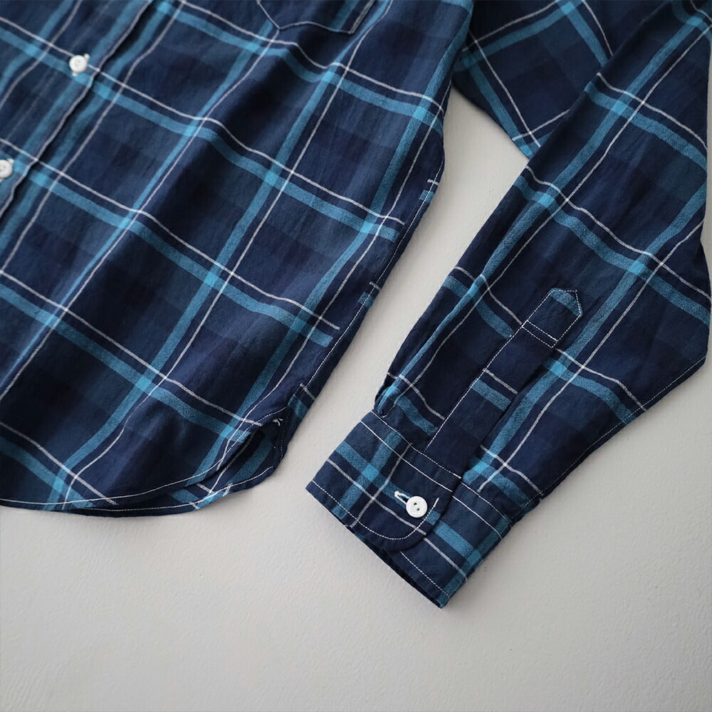 ポストオーバーオールズOriginalBLShirt(cottonplaidblue)(3232CPB)PostO’Alls(メンズ)【2026春夏】*送料無料*【後払い決済不可】*