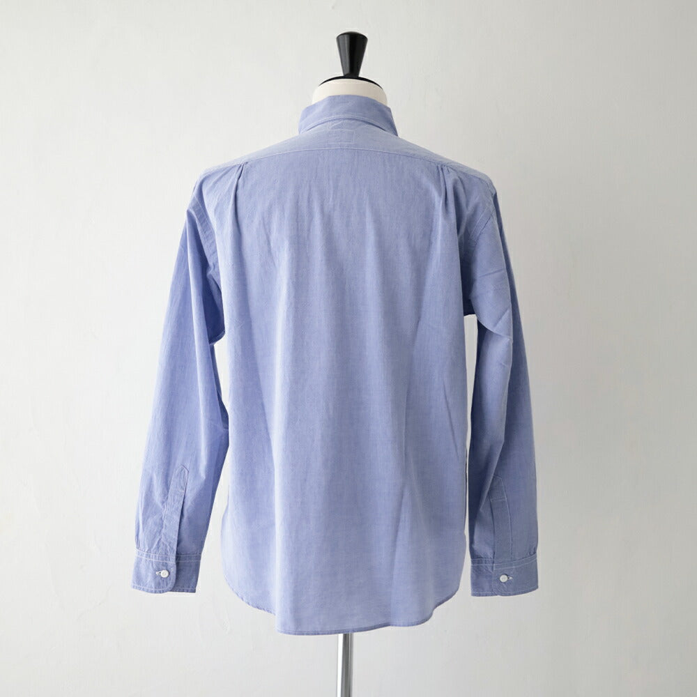 ポストオーバーオールズOriginalBLShirt(highcountbroadclothlt.blue)(3232HBL)PostO’Alls(メンズ)【2026春夏】*送料無料*【後払い決済不可】*