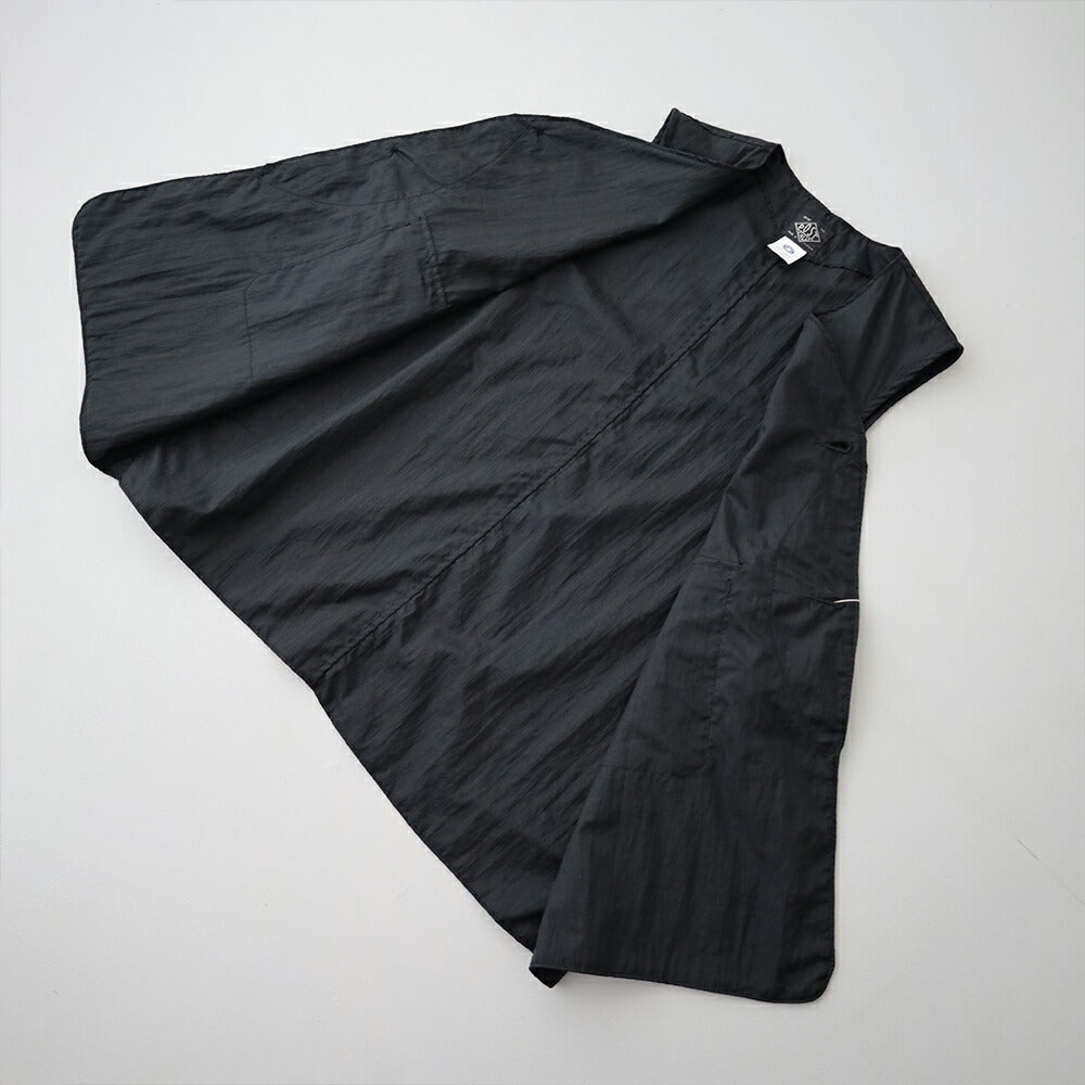ポストオーバーオールズDEEVest2(crinklenylontaffetablack)(3503CNB)PostO’Alls(メンズ)【2026春夏】*送料無料*【後払い決済不可】*