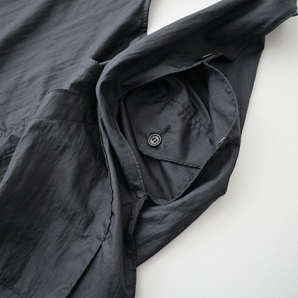 ポストオーバーオールズDEEVest2(crinklenylontaffetablack)(3503CNB)PostO’Alls(メンズ)【2026春夏】*送料無料*【後払い決済不可】*