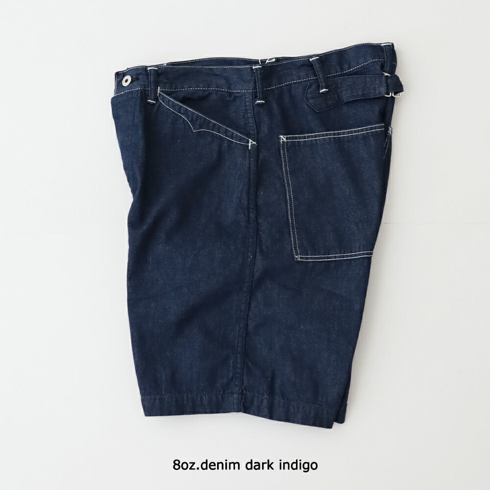 ポストオーバーオールズSWEETBEARShort(8oz.denimdarkindigo)(3327S8DI)PostO’Alls(メンズ)【2026春夏】*送料無料*【後払い決済不可】*