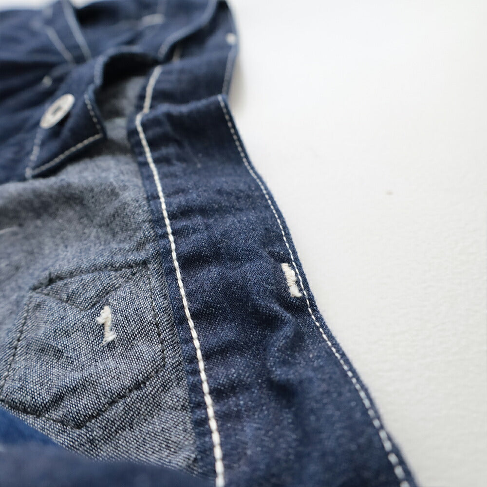 ポストオーバーオールズSWEETBEARShort(8oz.denimdarkindigo)(3327S8DI)PostO’Alls(メンズ)【2026春夏】*送料無料*【後払い決済不可】*