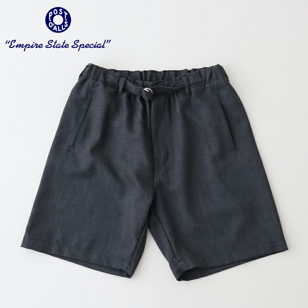 ポストオーバーオールズPOSTCoachShorts(techoxfordgreyflash)(3307CPSTOG)PostO’Alls(メンズ)【2026春夏】*送料無料*【後払い決済不可】*