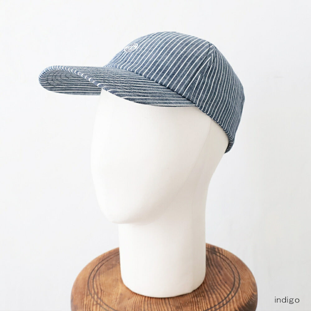ポストオーバーオールズ POST Ball Cap (stripe chambray) (3903 SC
