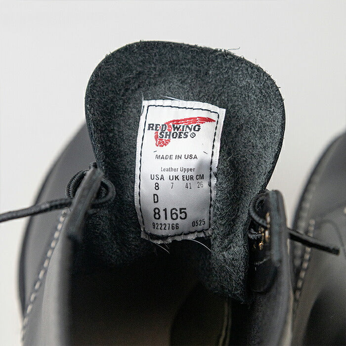 レッドウィング  6インチ クラシックラウンド  (8165)  6-INCHI CLASSIC ROUND  RED WING(メンズ)