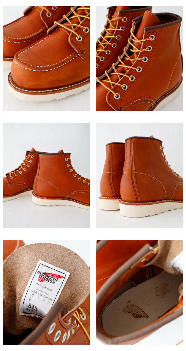 レッドウィング  6インチ クラシックモック  (875)  6-INCH CLASSIC MOC  RED WING(メンズ)