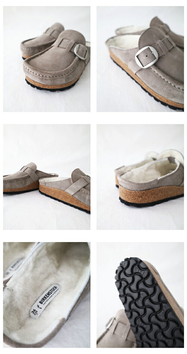 ビルケンシュトックBuckleySuedeShearlingStoneCoinLAF(1023368)BuckleySuedeShearlingStoneCoinLAFBIRKENSTOCK(レディース)【2022秋冬】*送料無料*【後払い決済不可】*