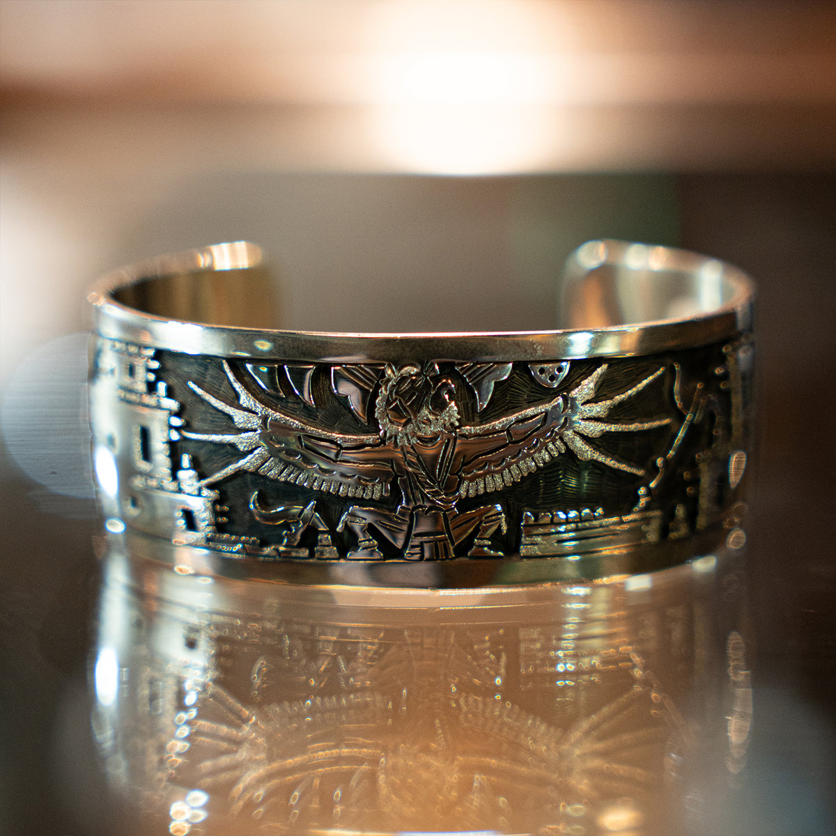 Stamped Narrow Bracelet<br>【Eddison Wadsworth】<br>(CEW200301)
