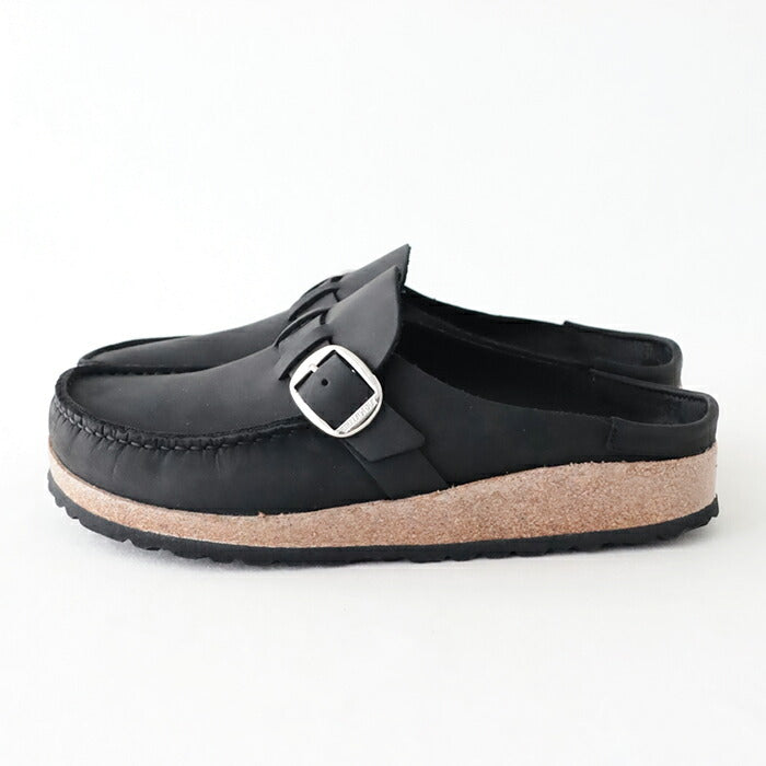 ビルケンシュトックバックリーオイルドレザーブラック(1024942)BuckleyLEOIBlackBIRKENSTOCK(レディース)【2024秋冬】*送料無料*【後払い決済不可】*