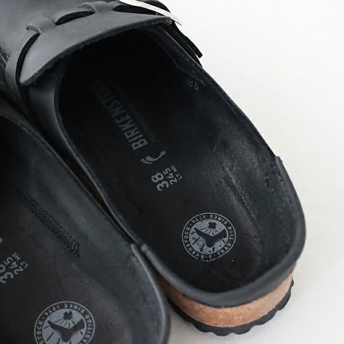 ビルケンシュトックバックリーオイルドレザーブラック(1024942)BuckleyLEOIBlackBIRKENSTOCK(レディース)【2024秋冬】*送料無料*【後払い決済不可】*