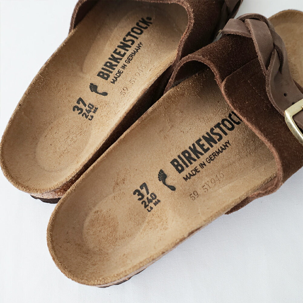 ビルケンシュトックオオイタブレイデッドスエードレザー(1031734)OitaBraidedLEOI/LEVECarafeBIRKENSTOCK(レディース)【2026春夏】*送料無料*【後払い決済不可】*