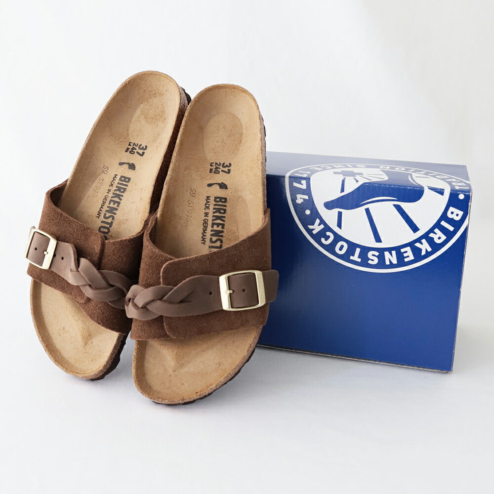 ビルケンシュトックオオイタブレイデッドスエードレザー(1031734)OitaBraidedLEOI/LEVECarafeBIRKENSTOCK(レディース)【2026春夏】*送料無料*【後払い決済不可】*