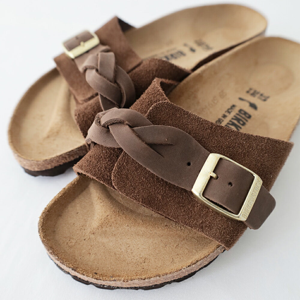 ビルケンシュトックオオイタブレイデッドスエードレザー(1031734)OitaBraidedLEOI/LEVECarafeBIRKENSTOCK(レディース)【2026春夏】*送料無料*【後払い決済不可】*