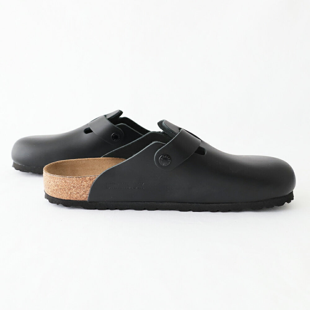 ビルケンシュトックボストンナチュラルレザー(60191)BostonNLBlackBIRKENSTOCK(メンズ)【2026春夏】*送料無料*【後払い決済不可】*