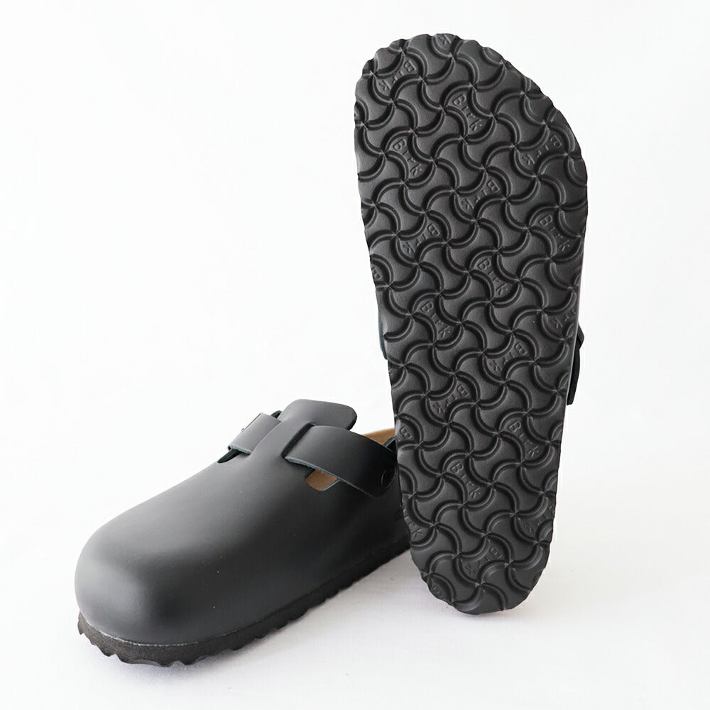 ビルケンシュトックボストンナチュラルレザー(60191)BostonNLBlackBIRKENSTOCK(メンズ)【2026春夏】*送料無料*【後払い決済不可】*