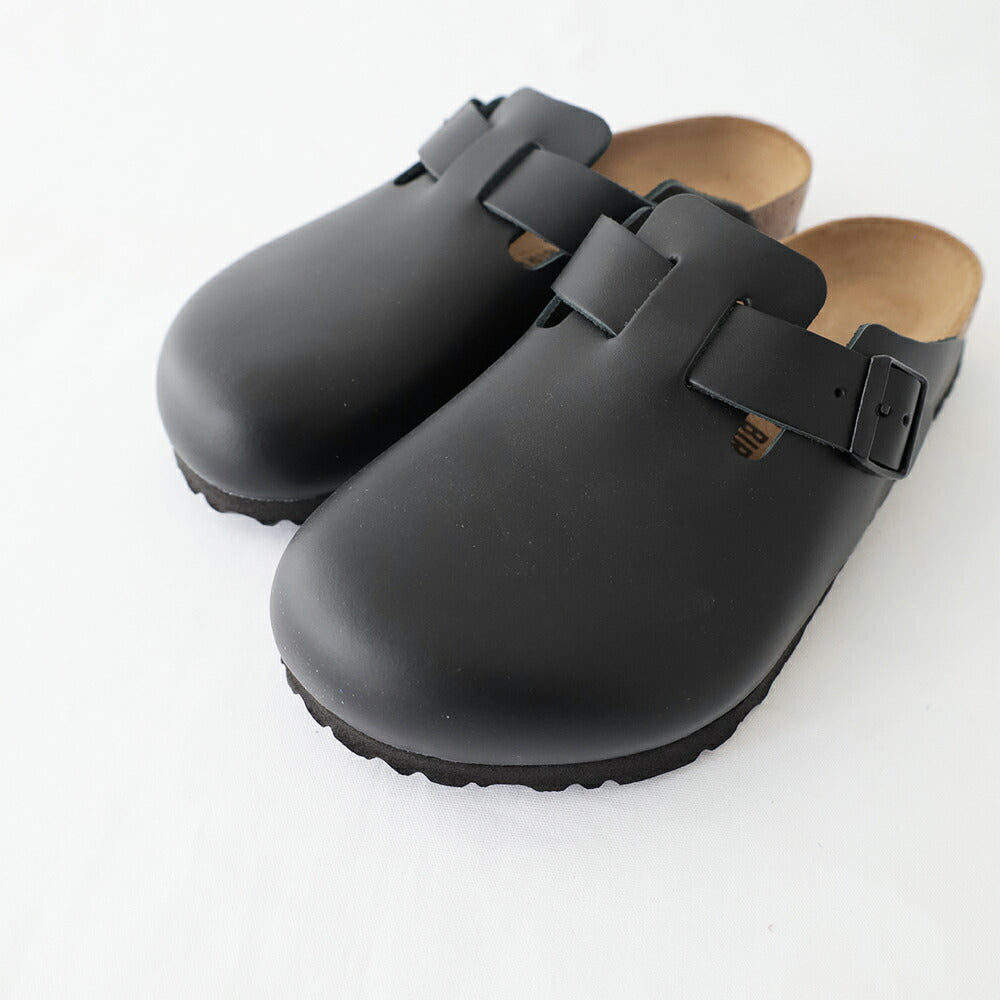 ビルケンシュトックボストンナチュラルレザー(60191)BostonNLBlackBIRKENSTOCK(メンズ)【2026春夏】*送料無料*【後払い決済不可】*