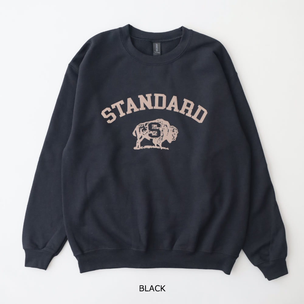 BISON クルースウェットシャツ <br>(1018065) <br>(レディース/メンズ)