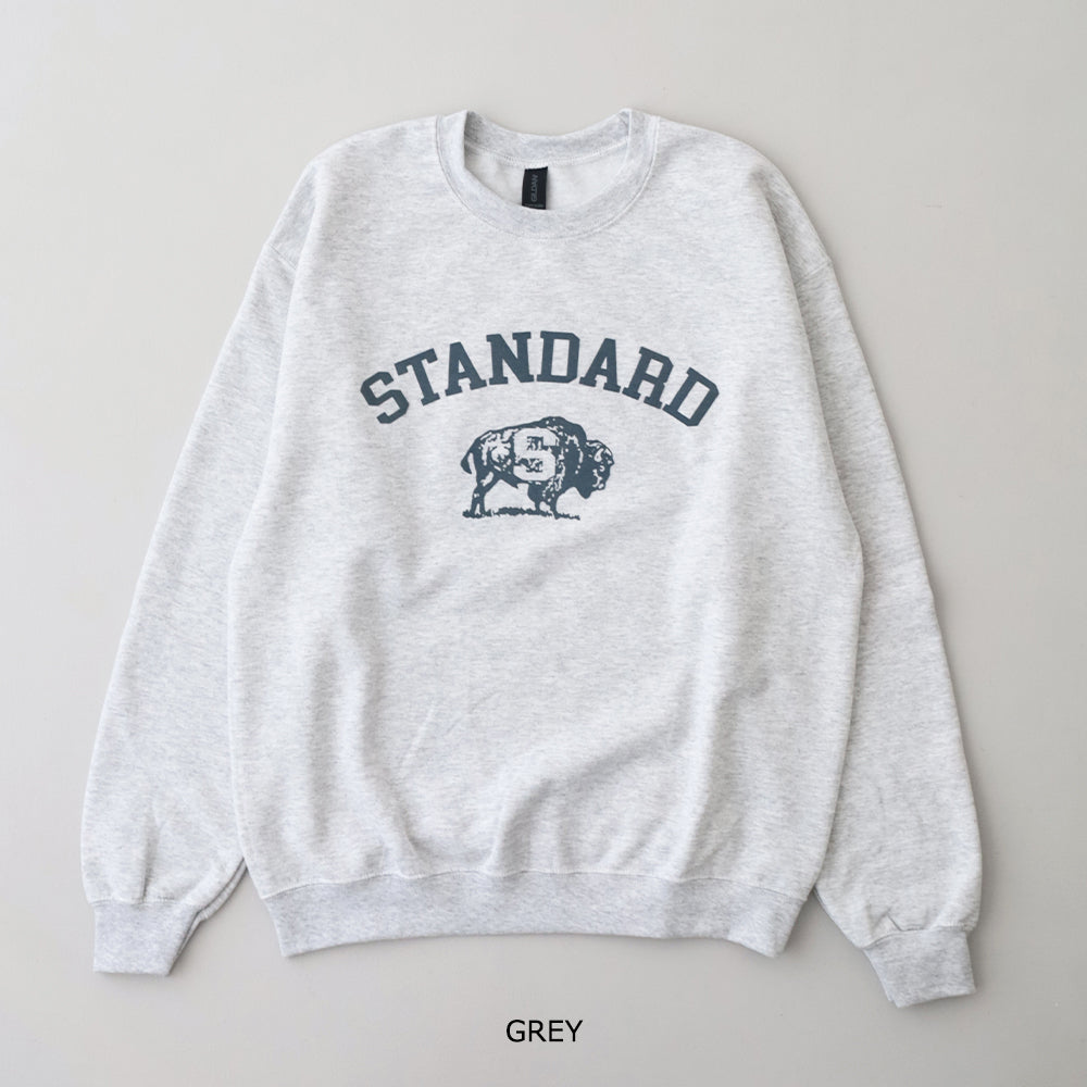 BISON クルースウェットシャツ <br>(1018065) <br>(レディース/メンズ)