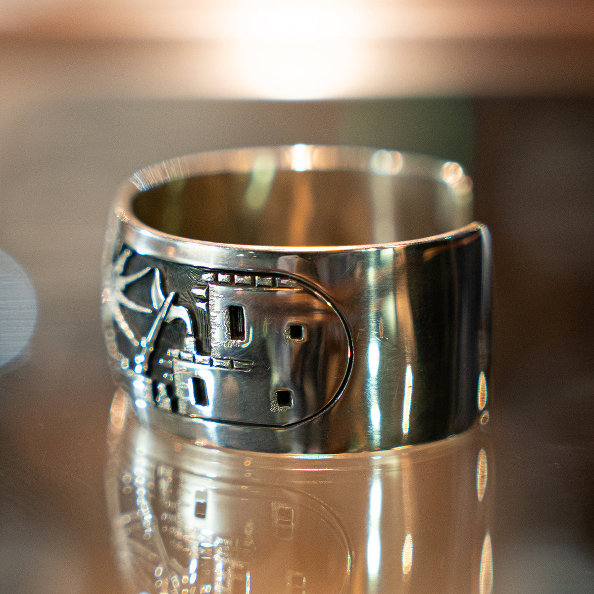 Stamped Narrow Bracelet<br>【Eddison Wadsworth】<br>(CEW200301)
