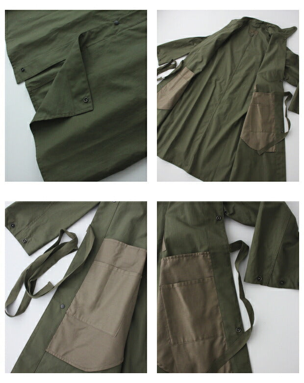 ナイジェルケーボンUKARMYGASCOATRIPCLOTH(80430000001)UKARMYGASCOATRIPCLOTHNigelCabourn(メンズ)【2021秋冬】*送料無料*【後払い決済不可】***