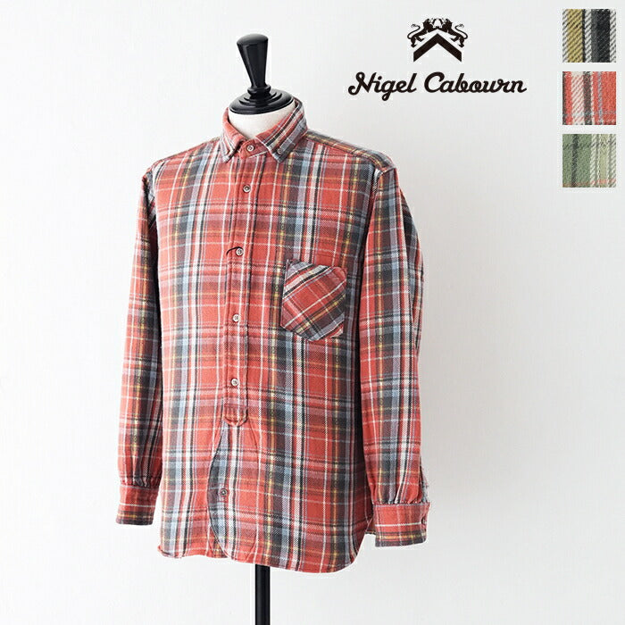 ナイジェルケーボンブリティッシュオフィサーズシャツ(80470010000)BRITISHOFFICER'SSHIRTNigelCabourn(メンズ)【2023秋冬】*送料無料*【後払い決済不可】*