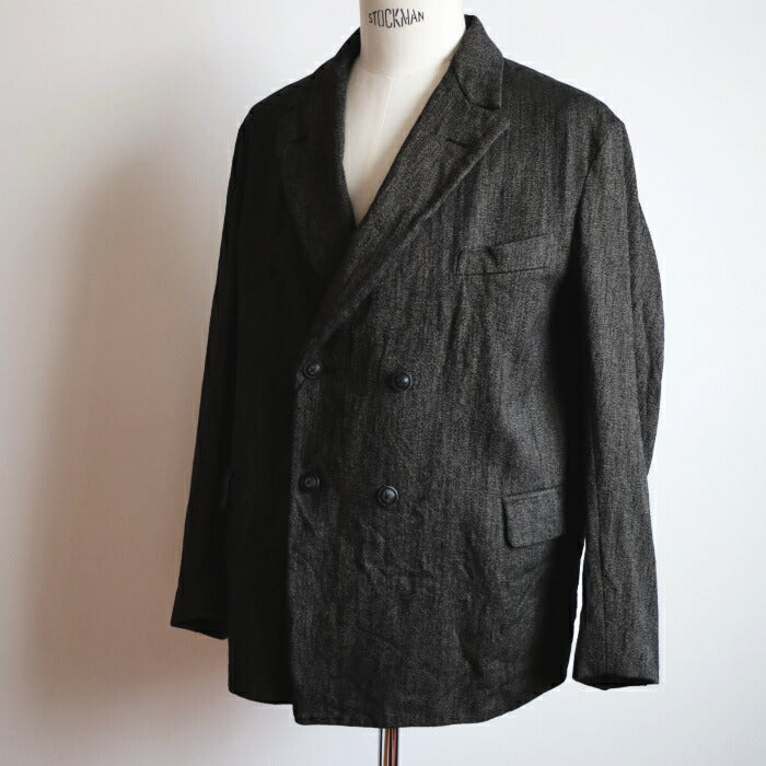 ナイジェルケーボンエンジニアダブルブレストジャケット-ソルト＆ペッパー(80490480930)ENGINEERDBJACKETS&PNigelCabourn(メンズ)【2024秋冬】*送料無料*【後払い決済不可】*