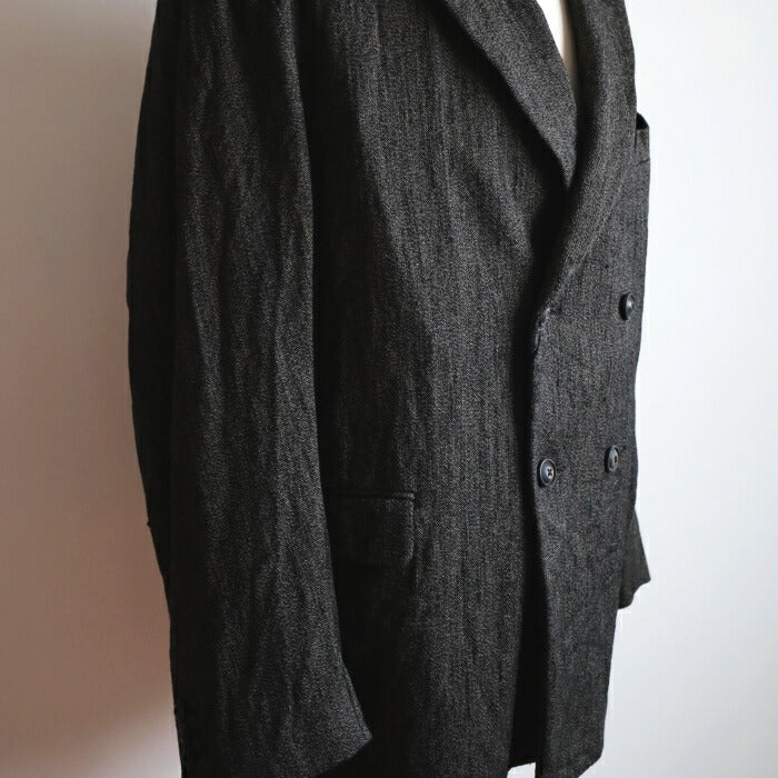 ナイジェルケーボンエンジニアダブルブレストジャケット-ソルト＆ペッパー(80490480930)ENGINEERDBJACKETS&PNigelCabourn(メンズ)【2024秋冬】*送料無料*【後払い決済不可】*