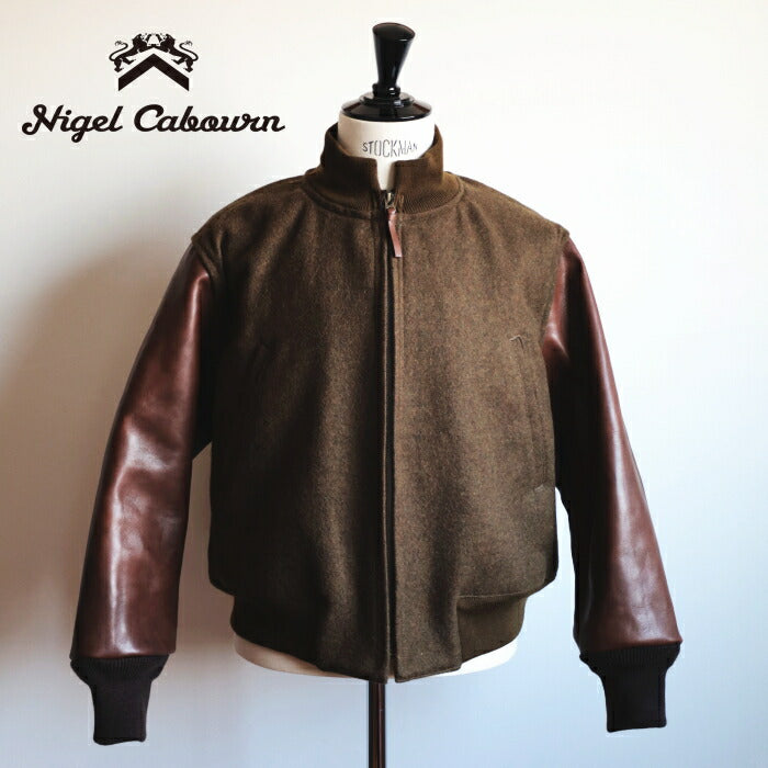 ナイジェルケーボン40sタンカースジャケット-アーミーメルトン(80490030004)40sTANKERSJKARMYMELTONNigelCabourn(メンズ)【2024秋冬】*送料無料*【後払い決済不可】*