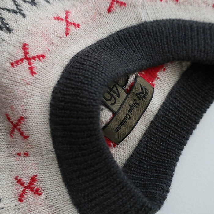 ナイジェルケーボンNORDICSWEATERSNOWPATTERNRV(80510040001)NORDICSWEATERSNOWPATTERNRVNigelCabourn(メンズ)【2025秋冬】*送料無料*【後払い決済不可】*