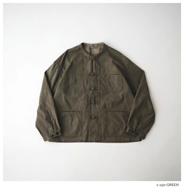 ナイジェルケーボンフレンチチャイナジャケット10オンスデニム(80480030000)FRENCHCHINAJK10ozDENIMNigelCabourn(メンズ)【2024春夏】*送料無料*【後払い決済不可】*