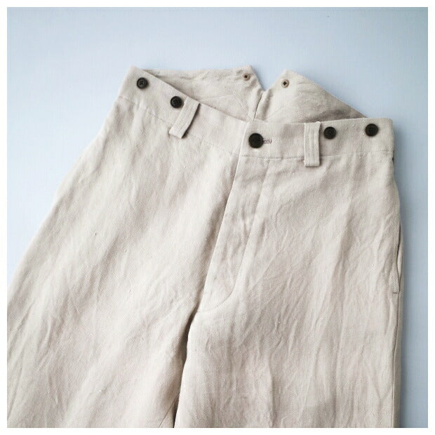 ナイジェルケーボンワークパンツヘンプツイル(80480850001)WORKPANTHEMPTWILLNigelCabourn(レディース)【2024春夏】*送料無料*【後払い決済不可】*