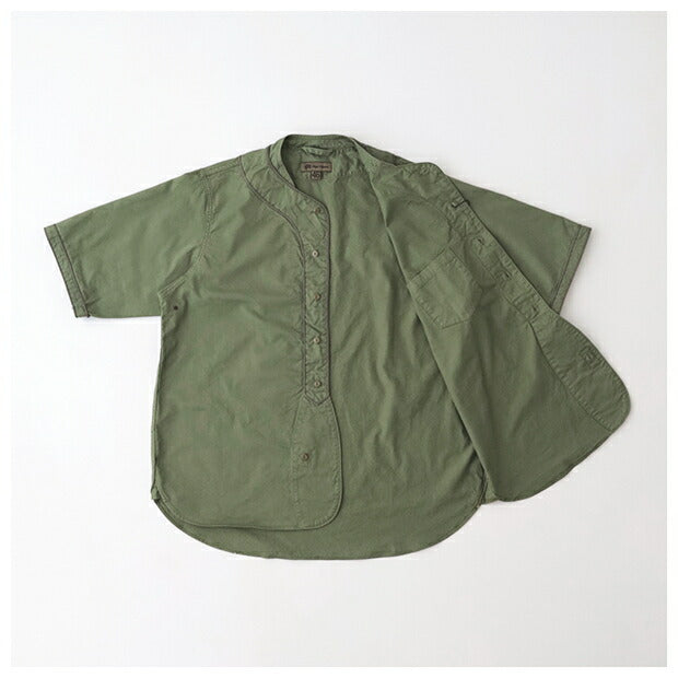ナイジェルケーボンベースボールシャツショートスリーブタイプ2(80480011002)BASEBALLSHIRTS/STYPE2NigelCabourn(メンズ)【2024春夏】*送料無料*【後払い決済不可】*