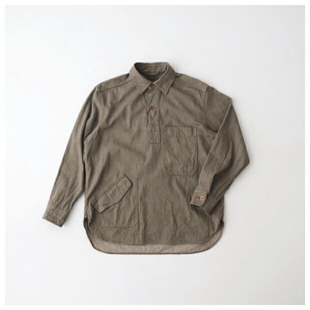 ナイジェルケーボンプルオーバーシャツ10ozデニム(80480010001)PULLOVERSHIRT10ozDENIMNigelCabourn(メンズ)【2024春夏】*送料無料*【後払い決済不可】*