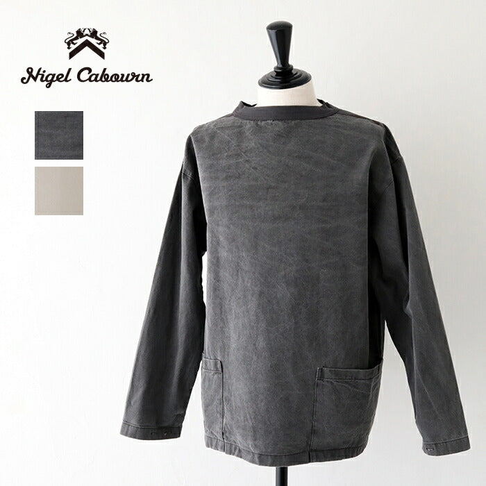 ナイジェルケーボン50sヘンリーネックシャツ(80470020003)50'SHENLEYNECKSHIRTNigelCabourn(メンズ)【2023秋冬】*送料無料*【後払い決済不可】*
