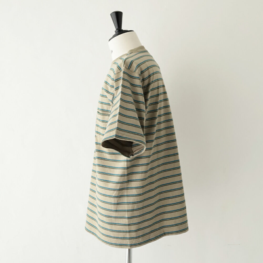 ナイジェルケーボン7.8オンスボーダーハーフスリーブTシャツ(80520021000)7.8ozBORDERH/ST-SHNigelCabourn(メンズ)【2026春夏】*送料無料*【後払い決済不可】*