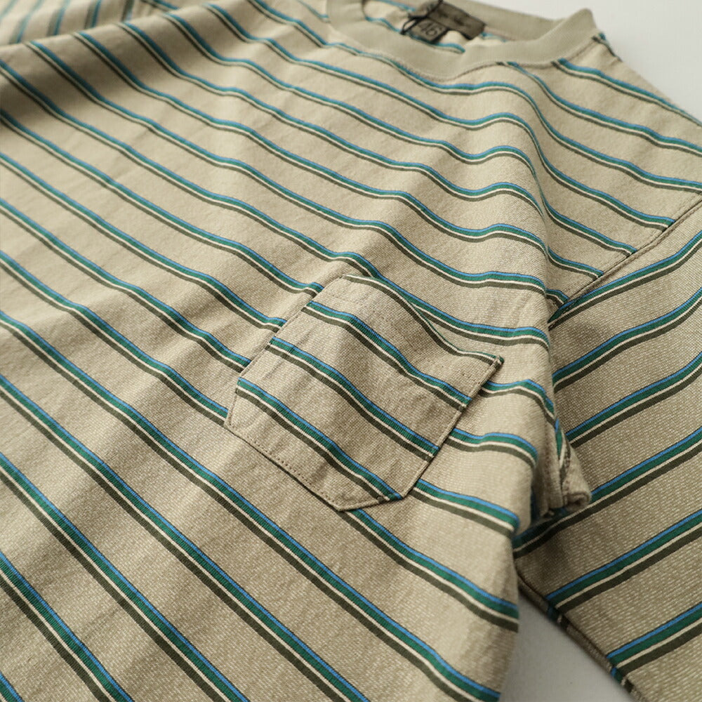 ナイジェルケーボン7.8オンスボーダーハーフスリーブTシャツ(80520021000)7.8ozBORDERH/ST-SHNigelCabourn(メンズ)【2026春夏】*送料無料*【後払い決済不可】*