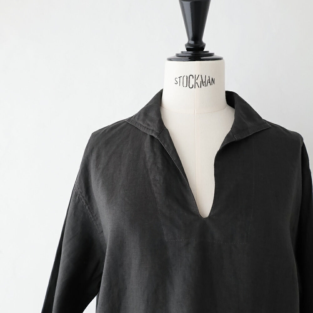 ナイジェルケーボンフレンチプルオーバーシャツ-ヘンプ(80520810009)FRENCHP/OSHIRTHEMPNigelCabourn(レディース)【2026春夏】*送料無料*【後払い決済不可】*