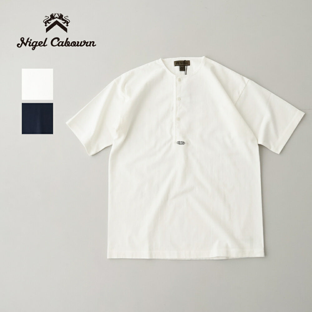 ナイジェルケーボン7.8オンスヘンリーネックTシャツ-モディファイ(80520021065)7.8ozHENLEYNECKSHIRTMODIFYNigelCabourn(メンズ)【2026春夏】*送料無料*【後払い決済不可】*
