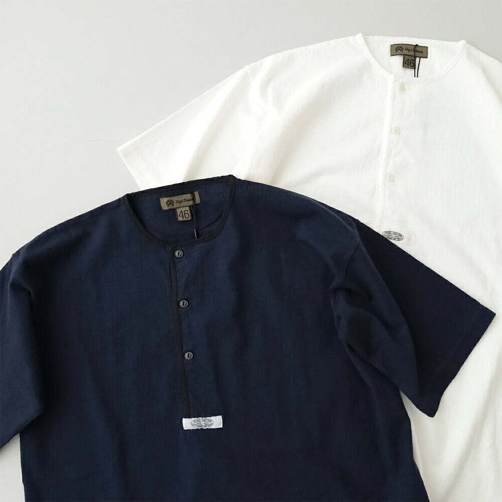 ナイジェルケーボン7.8オンスヘンリーネックTシャツ-モディファイ(80520021065)7.8ozHENLEYNECKSHIRTMODIFYNigelCabourn(メンズ)【2026春夏】*送料無料*【後払い決済不可】*